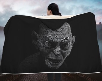 lord of the rings blanket etsy