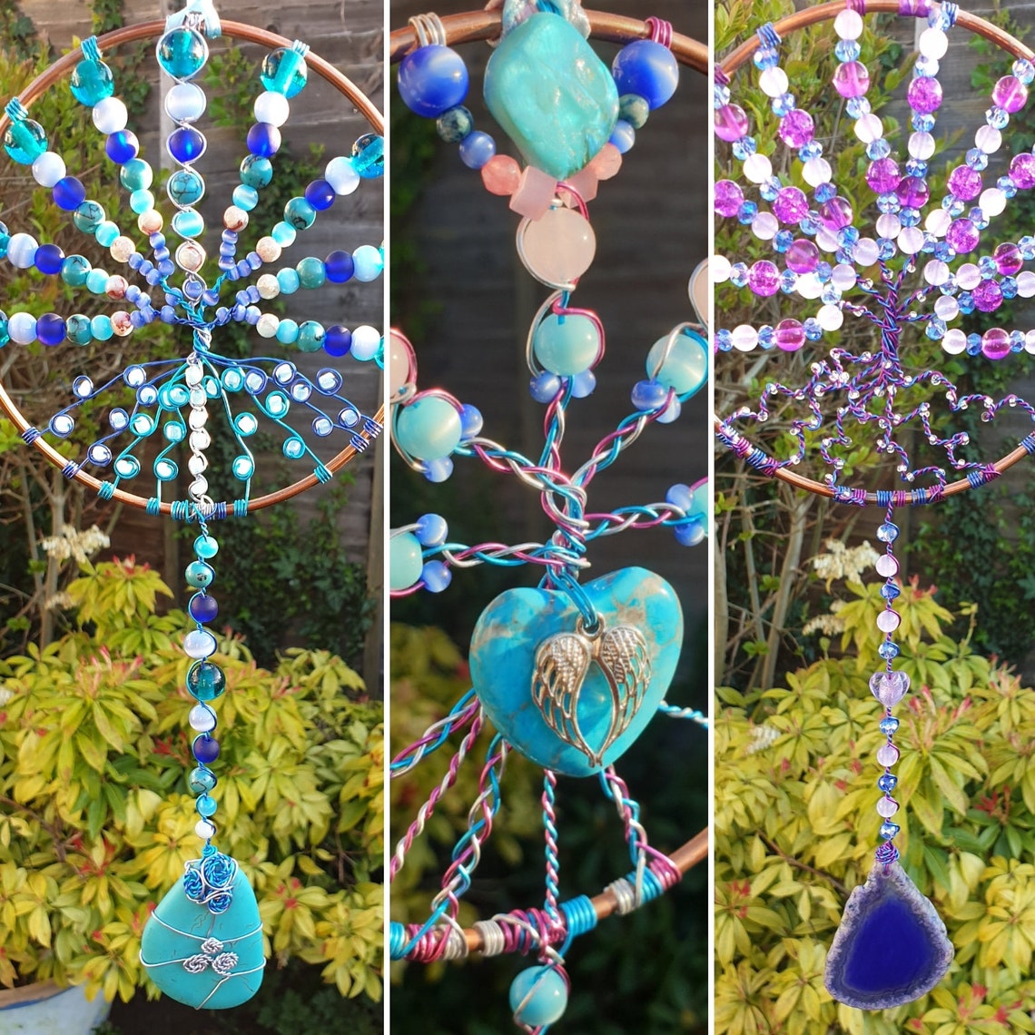 Large Light Catcher with drop create a piece unique to you Etsy