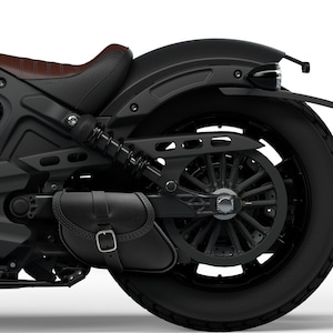 Leather swingarm bag compatible with 2018-2025 Scout and Scout Bobber, 2025 Scout Classic,2025 Sport Scout, 2025 Scout 101, 2025 Super Scout