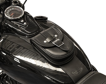 Leather Smart Tank Bag for Harley Davidson Fat Bob (2018-2024)