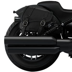 Leather motorcycle saddlebag compatible with all 2022-2025 Chief Bobber,Chief Dark Horse, Super Chief, 2023-2025 Sport Chief