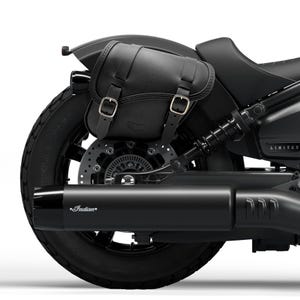 Leather Saddlebag for 2025 Indian Scout: Handcrafted Motorcycle Luggage