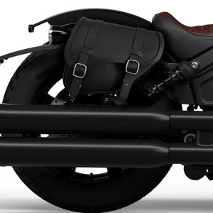 Sacoche en cuir compatible avec les Indian Scout Bobber 2018-2024, les Scout Bobber Twenty 2019-2024, les Scout Rogue 2022-2024, les Scout Rogue 2022-2024