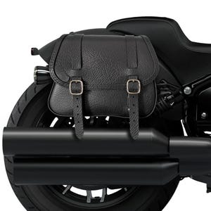 Motorcycle Wrinkled Leather saddlebag compatible with all 2022-2025 Chief, Super Chief, Chief Dark Horse, Chief Bobber,2023-2025 Sport Chief