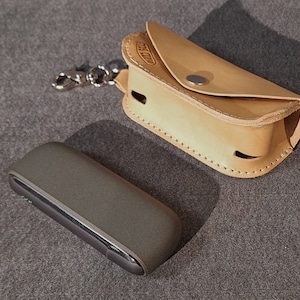 Cover in pelle premium compatibile con custodia IQOS ILUMA, custodia in pelle personalizzabile, cover protettiva, Made in Italy by Ends Cuoio