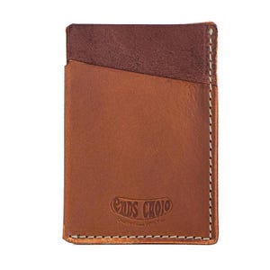 Porta carte di credito in pelle minimalista fatto a mano, portafoglio sottile per donna e uomo, tasca per carte, protezione per carte, Made in Italy
