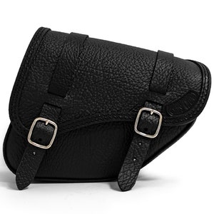 Leather Saddlebag for Indian Scout Bobber: Handmade in Italy