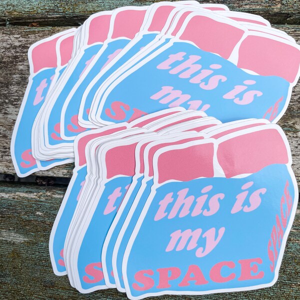My Space - Large Vinyl Sticker