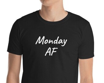 Maandag AF korte-mouw T-Shirt Unisex