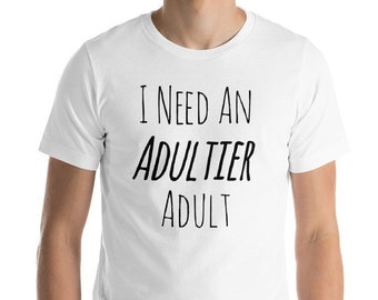 Een Adultier T-Shirt van de korte-mouw Unisex