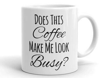 Koffie is gelijk aan drukke mok