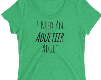 Een Adultier dames korte mouwen t-shirt