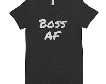 Baas AF Women's bemanning hals T-shirt