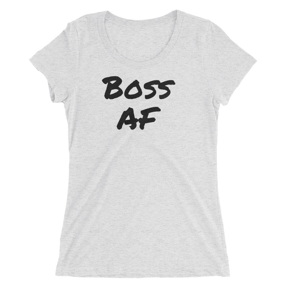 Boss AF Ladies' Short Sleeve T-shirt - Etsy Israel