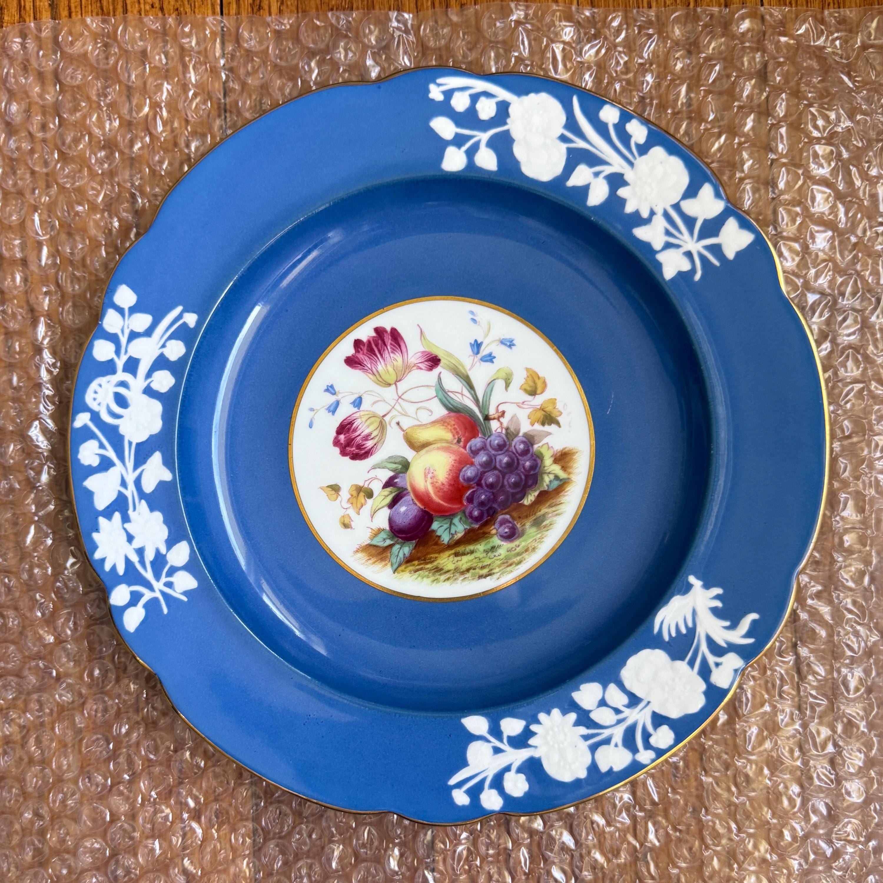 Antique Tiffany and Co New York Spode Copeland Plates, Set of 3