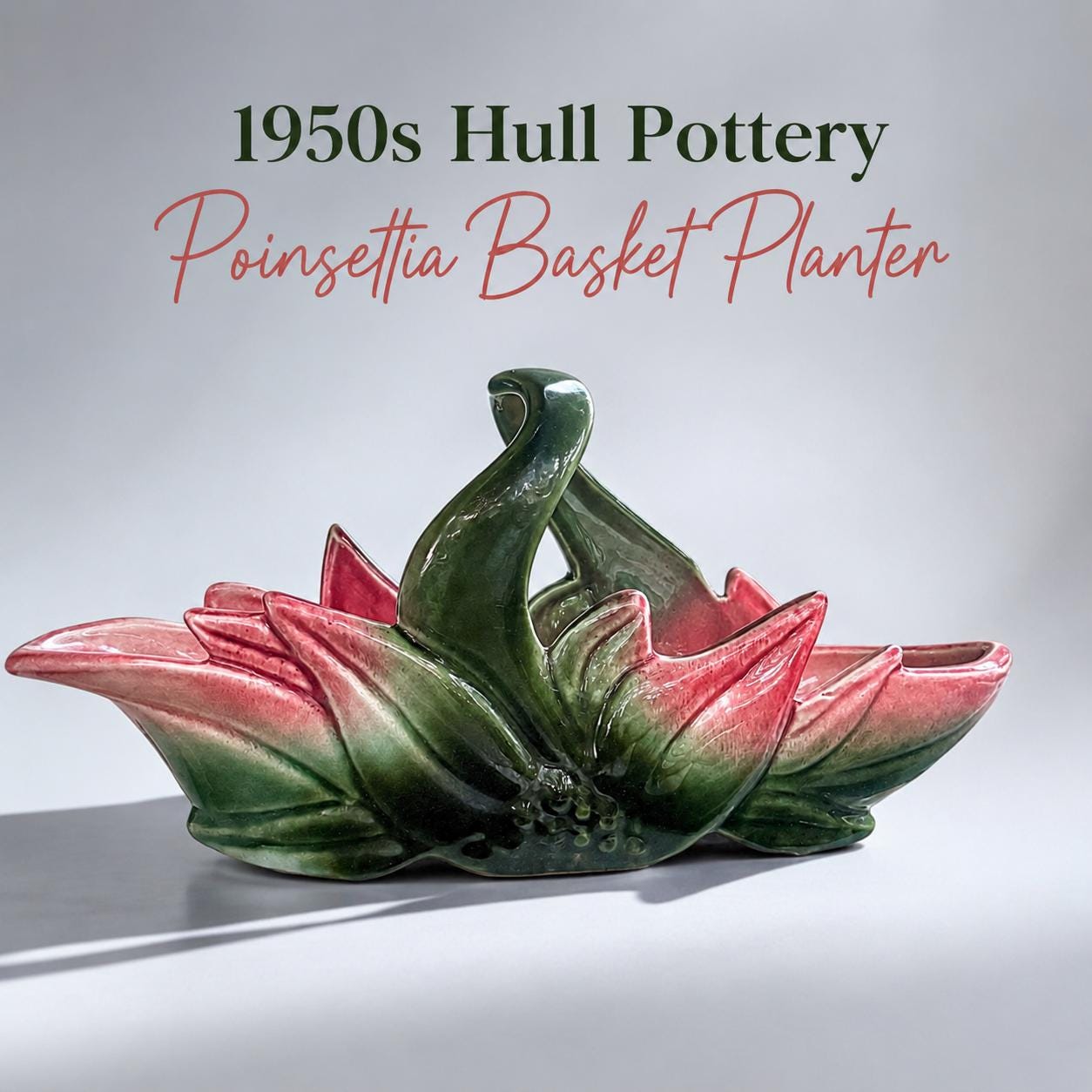 Pink Hull Pottery Basket - Etsy