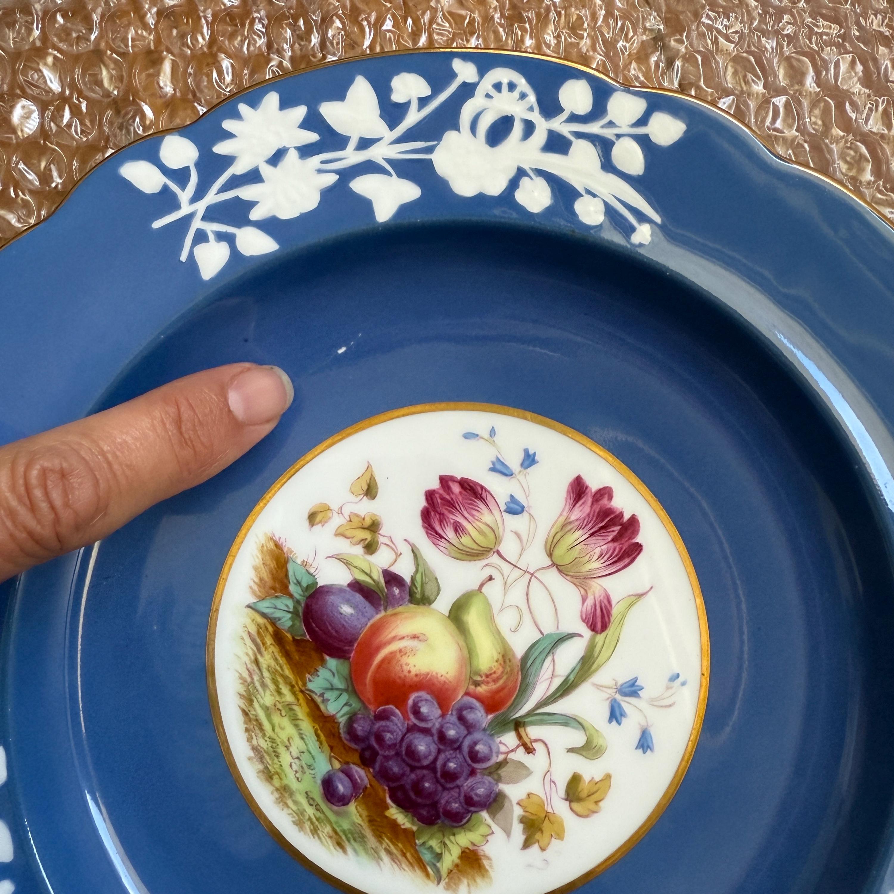 Antique Tiffany and Co New York Spode Copeland Plates, Set of 3
