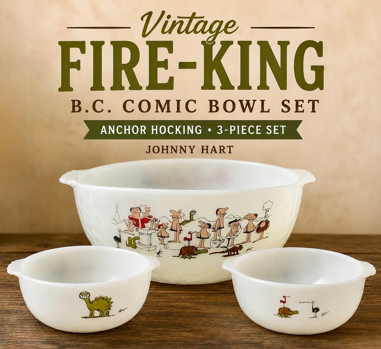 Anchor Hocking Fire King White Bowl - Etsy