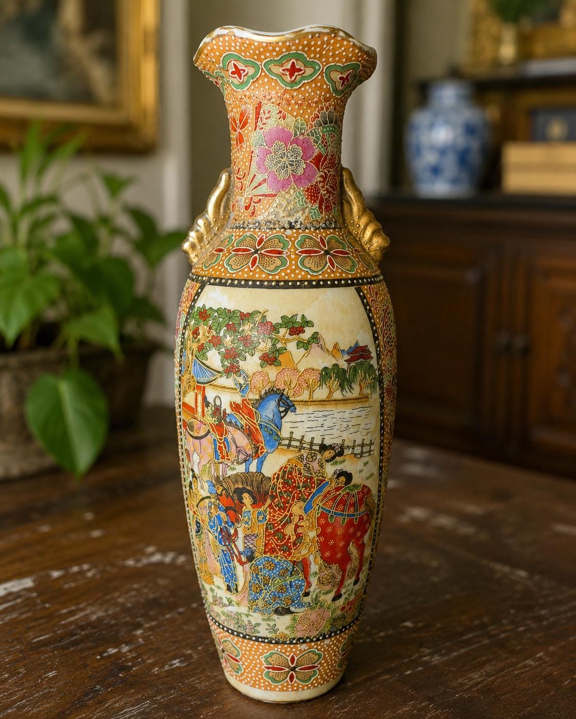 Antique Japan Vase - Etsy