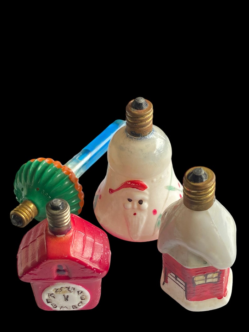 Vintage Milk Glass Christmas Lights - Etsy