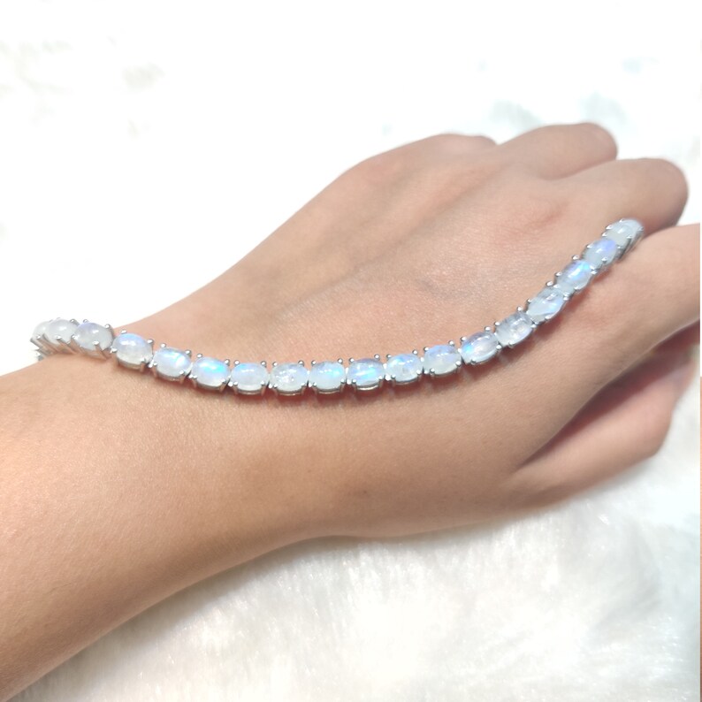 Details about 3 mm Natural Rainbow Moonstone Gemstone 925 Sterling Silver Tennis Bracelet Details about 3 mm Natural Rainbow Moonstone Gemstone 925 Sterling Silver Tennis Bracelet