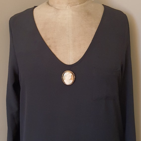 Ancienne Broche Camée - Occasion, Très Bon état, Vintage