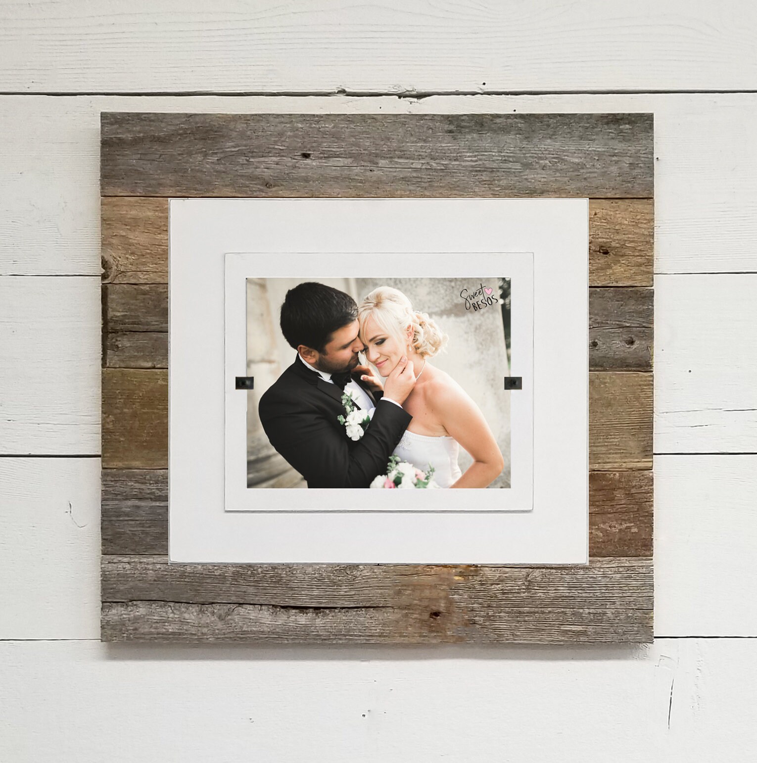 Rustic Traditional Reclaimed Wood 8 X 10 Picture Frames Etsy
