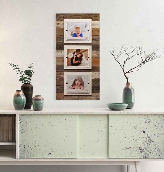 large 3 photo frame