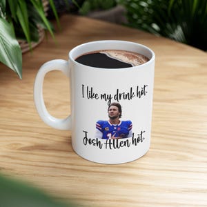 Josh Allen Coffee Mug: Buffalo Fan Gift, 716 Pride