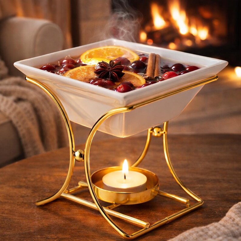 Ceramic Simmer Pot Bowl With Simmer Kit| Cozy Home Fragrance Burner ...