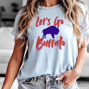 Let&#39;s Go Buffalo T-Shirt for Bills Fan | Josh MVP 17 | Shirt for Buffalo Fan | Buffalo Fan Father&#39;s Day Gift | Bills Mafia T