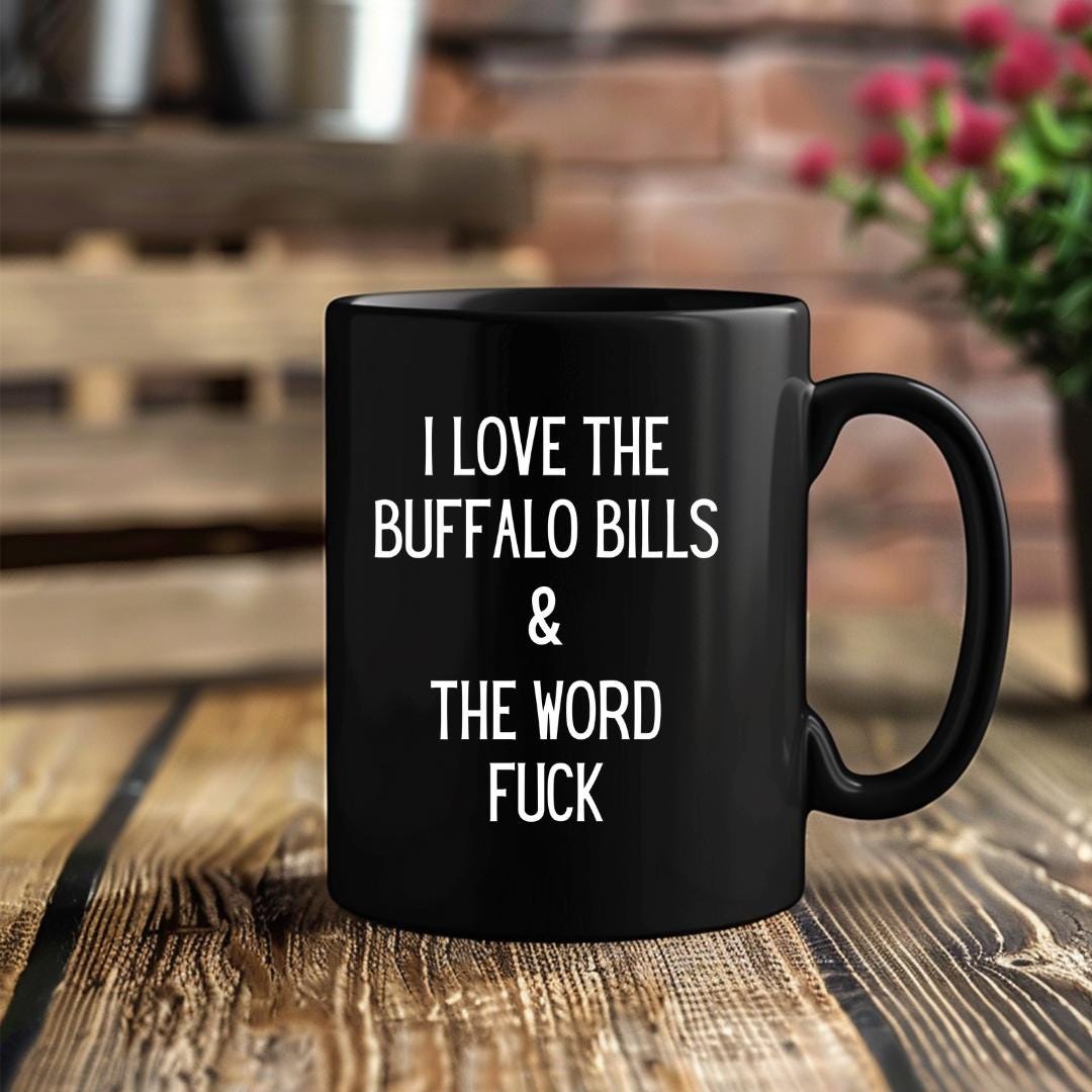 Tazza Buffalo Bills 450 Ml – Motivo A Righe, Capacità 450ml Per Caffè E Tè