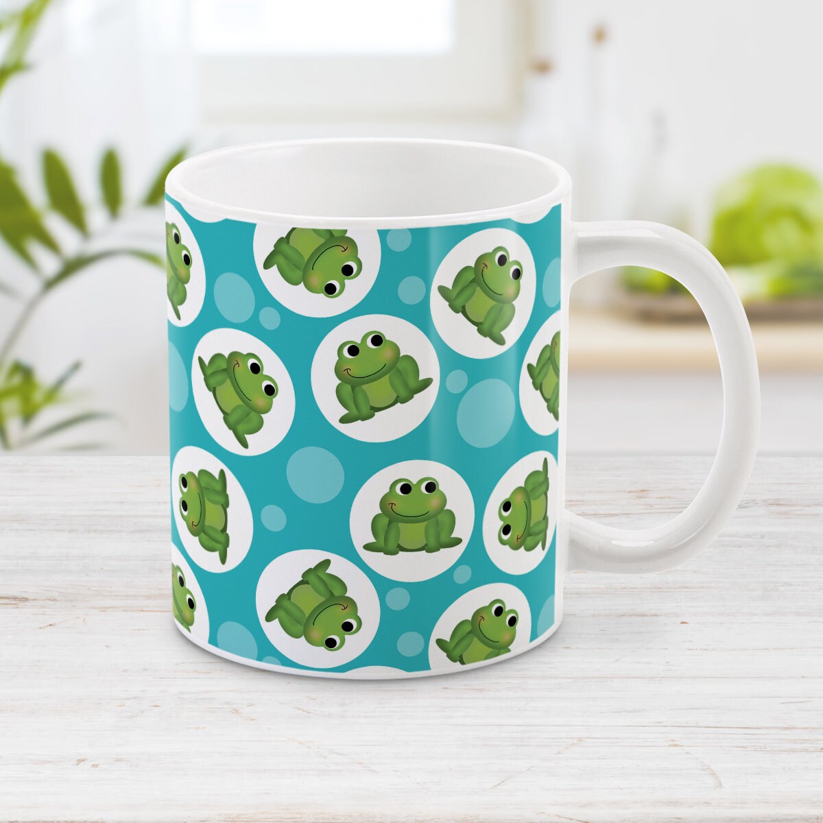 Adorable Turquoise Frog Mug – Amy's Coffee Mugs