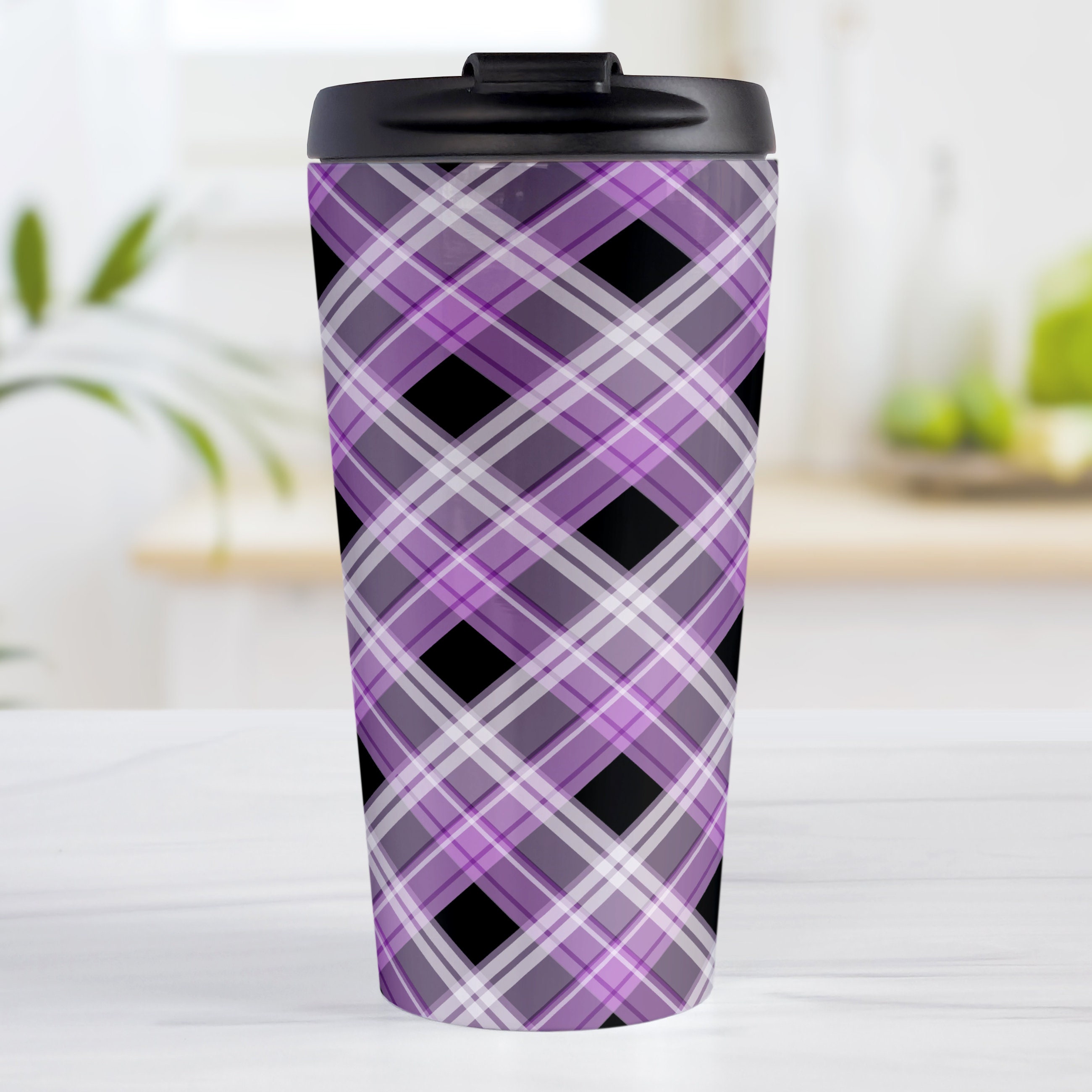 Purple Honeycomb Bee Tumbler Cup, Golden Yellow Purple Flourish 10oz or  20oz Insulated Cup, Iced Coffee Tumbler, Hot or Cold Beverages 
