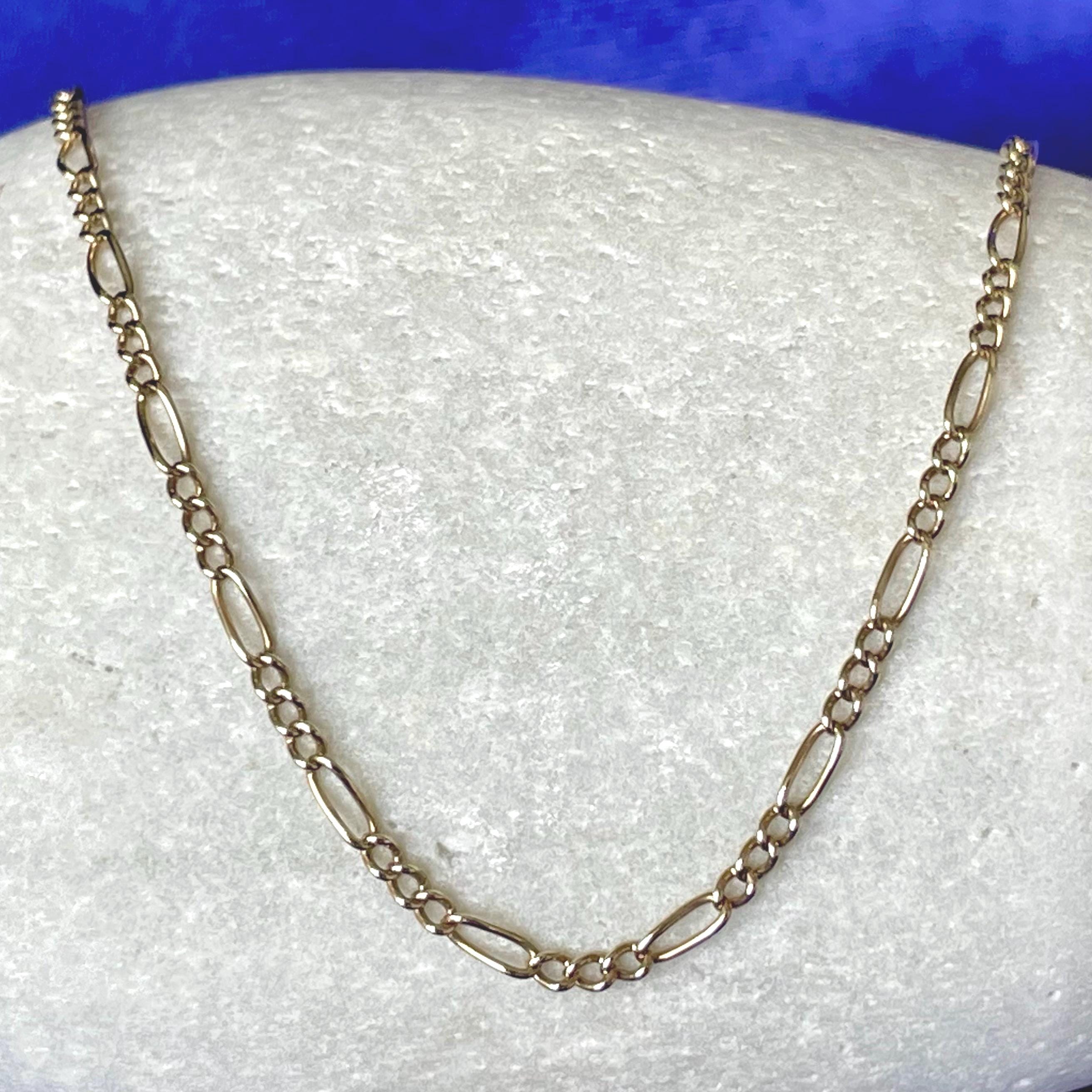 Catena A Cordolo Dell'uomo D'oro Massiccio 9 Carati Oro Giallo 9k - Foto 6