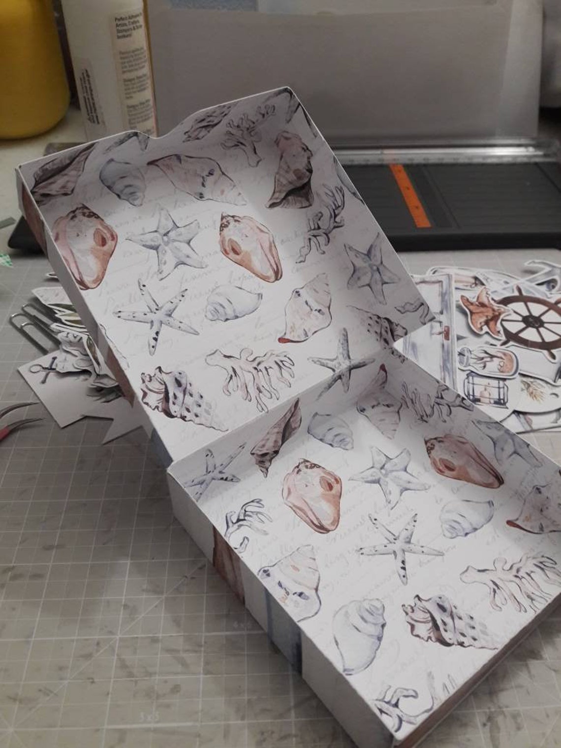 Beach Theme Mini Gift Box, Handmade Gift Box, Gifts, Beach Gifts