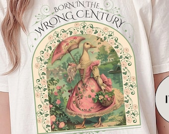 Silly Goose Regency TShirt Gift For Mom Victorian Funny Goose Lover Shirt Historical Romance Booknerd Gift For Her Vintage Goose Design Tee