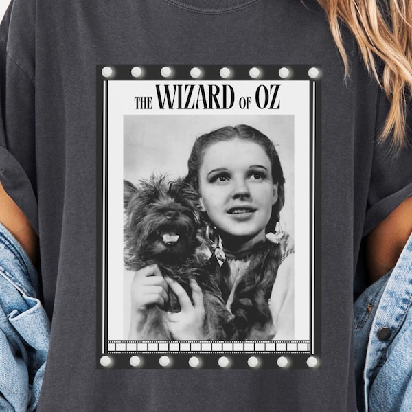 Wizard of Oz TShirt Vintage Wizard Of Oz Movie Gift Classic Film Fan Unisex Shirt Dorothy Tin Man Cowardly Lion Scarecrow Literary Shirt