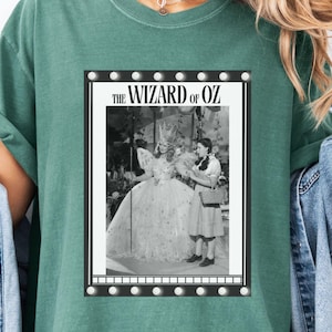 Wizard of Oz TShirt Vintage Wizard Of Oz Movie Gift Classic Film Fan Unisex Shirt Dorothy Tin Man Cowardly Lion Scarecrow Literary Shirt