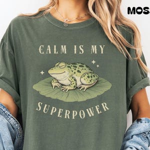 Funny Frog T-Shirt Retro Vibes Froggy Meme Shirt Vintage Frog And Toad Aesthetic Frog Lover Gift For Her Birthday Viral Trendy Shirt