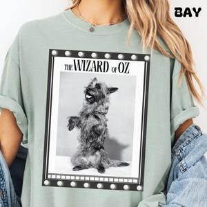 Wizard of Oz Toto TShirt Vintage The Wiz Movie Classic Film Fan Unisex Shirt Dorothy Tin Man Cowardly Lion Scarecrow Literary Shirt Gift