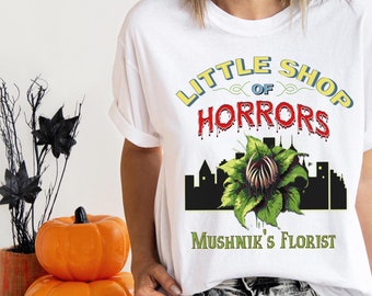Little Shop Of Horrors TShirt Broadway Musical Theatre Lover Gift Audrey 2 Feed Me Seymour Classic Horror Theatre Gift Comic Con Shirt