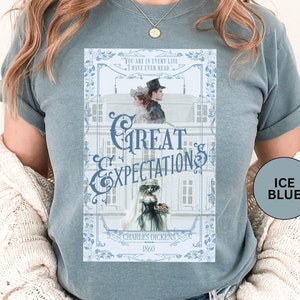 Charles Dickens T-Shirt Great Expectations Shirt Historical Romance Book Bookish Book Lover Gift For Her Bookclub Booktok Merch Booknerd