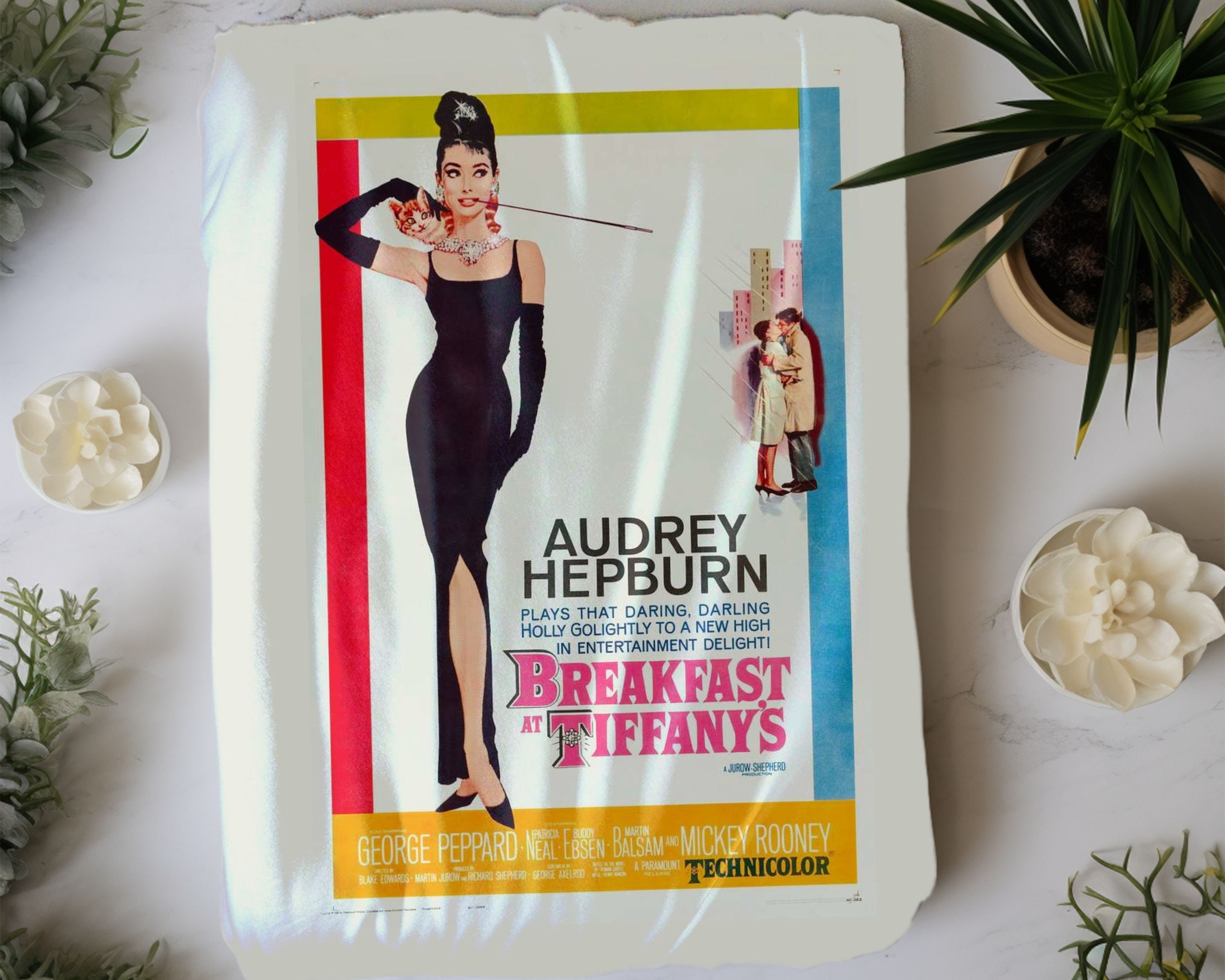 Blanket, Breakfast at Tiffanie's Throw, Soft Classic Audrey Hepburn, Book Lover Reading, Movie Watching Blanket Truman Capote Fan Gift