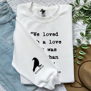 Crazy Dog Tshirts Women's "When It Rains It Poes" Funny Edgar Allan Poe Novelty Tee – Sarcastic Graphic Shirt