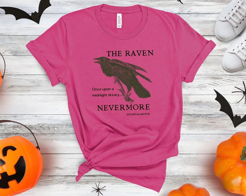Halloween Vintage The Raven TShirt