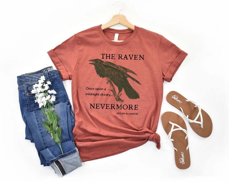Halloween Vintage The Raven TShirt