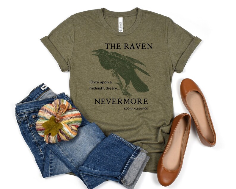 Halloween Vintage The Raven TShirt
