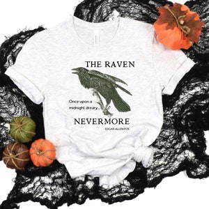 Halloween Vintage The Raven TShirt