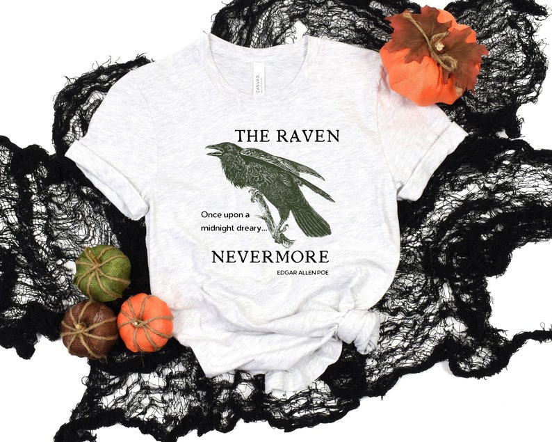 Halloween Vintage The Raven TShirt